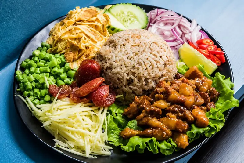 Khao kluk kapi, spécialité thaïlandaise de Thai Yim 2